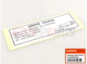 HONDA XR650R4 XR650R 2004 Matrica (Chain)