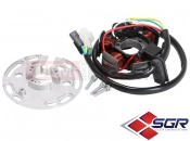 derbi Senda SM 50 DRD Racing Gyújtás alaplap állórész (generátor)