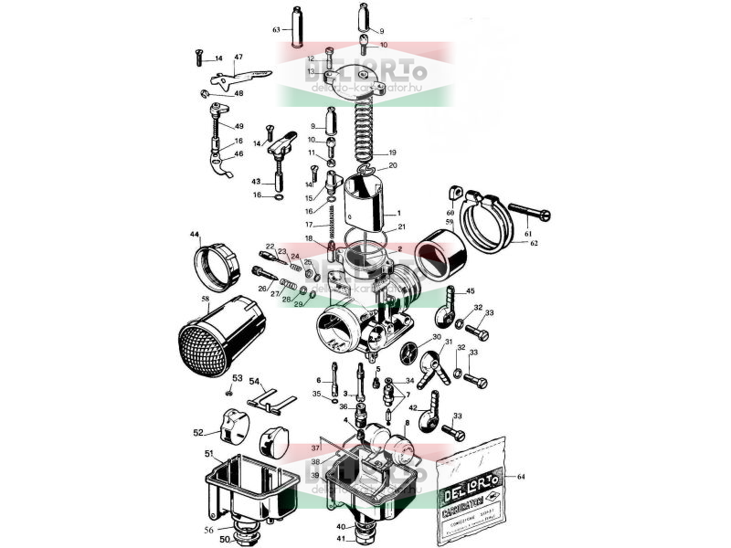 Dellorto PHBE - PHB